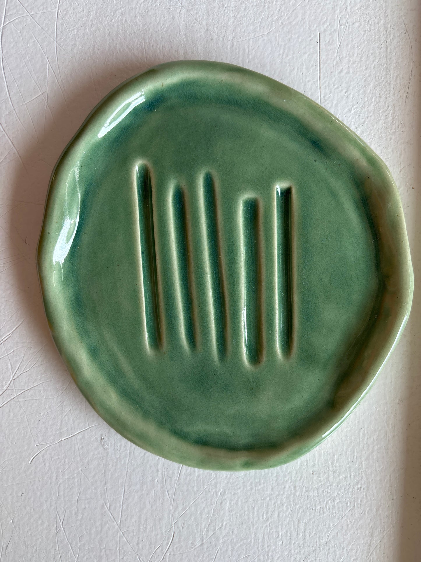 Soap Dish in Grass Green