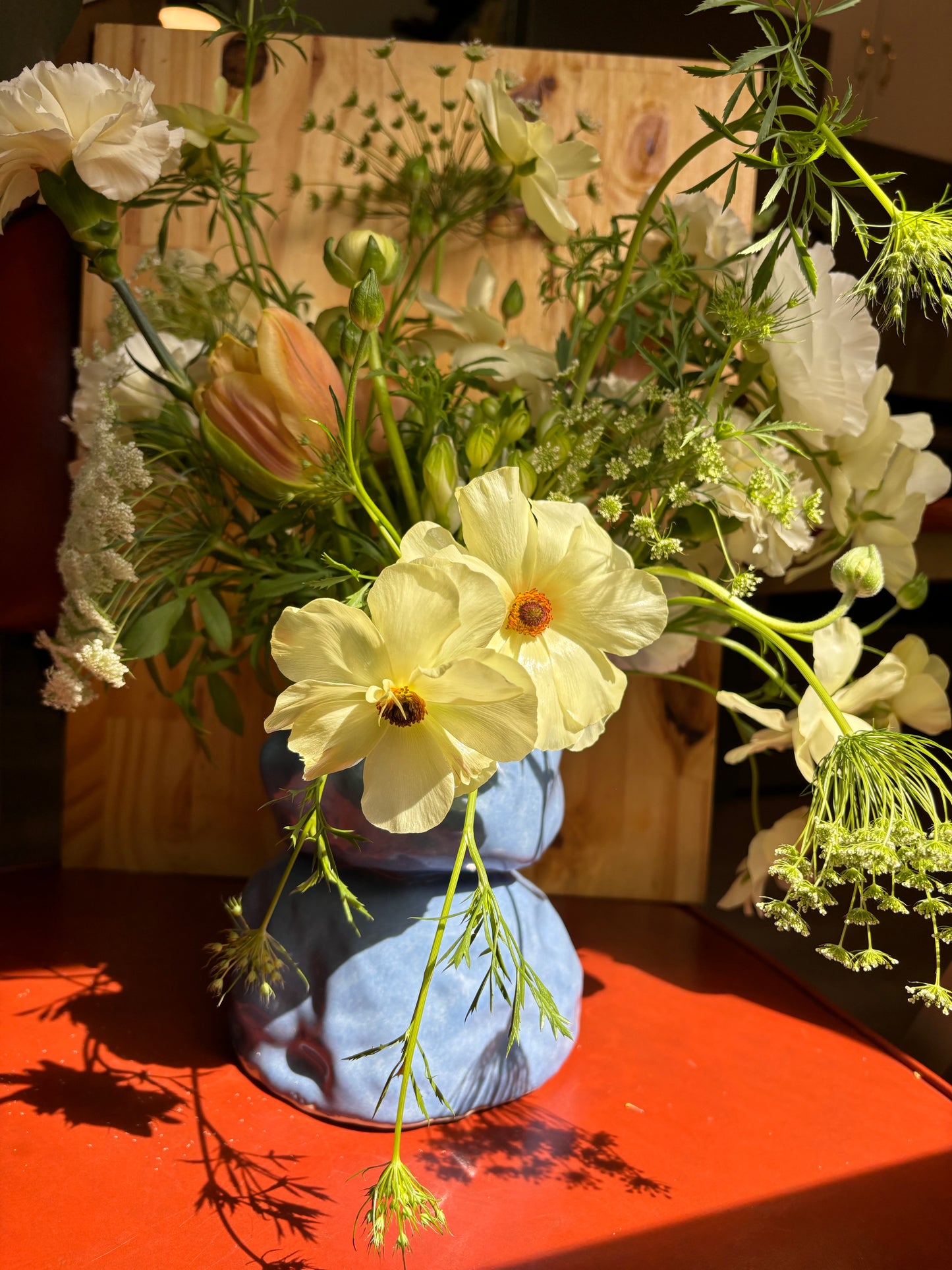 Tiered Vase in Nassau Blue