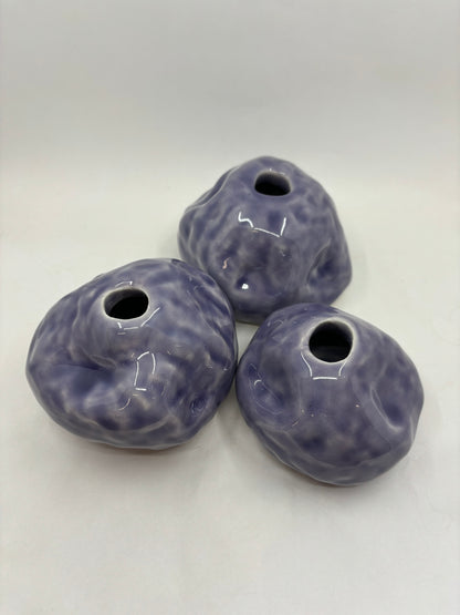 Bud Vase in Lilac Ocean