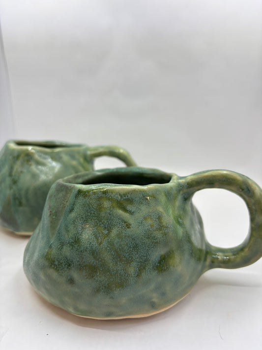 Lumpy Mug in Sea Glass
