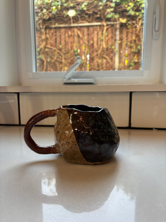 Lumpy Mug in Browns