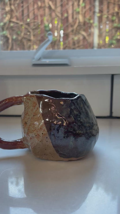 Lumpy Mug in Browns